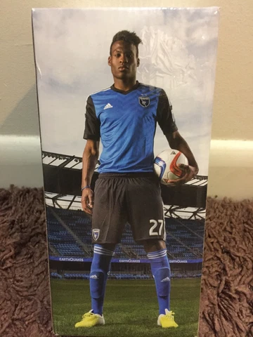 SAN JOSE EARTH QUAKES AVAYA 2015 Fatai Alashe Bobblehead NEW IN BOX Soccer MLS Cover