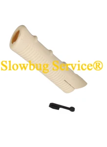 VW MAGGIOLINO BEETLE DAL 7.67 - IMPUGNATURA AVORIO FRENO MANO HANDBRAKE HANDLE - Bild 1 von 1