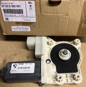 NEW BMW 7 E65 FRONT LEFT DRIVE FOR WINDOW LIFTER 67628382001 8382001 OEM - Picture 1 of 5