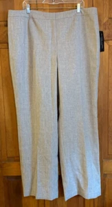 Women's NEW Black Label by Evan-Picone Tan/Black Dress Pants - 18 - Picture 1 of 5