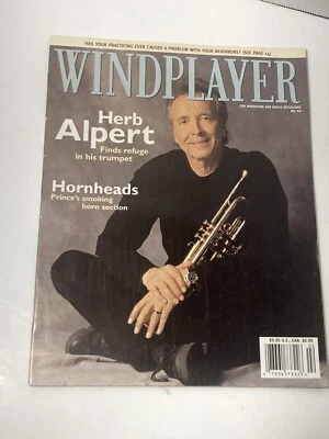 Revista Windplayer # 64 com Herb Alpert, trompete A&M - Imagem 1 de 4