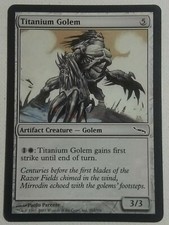 MTG Titanium Golem Mirrodin 263/306 Regular Common