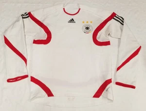 2005 Deutscer Fussball-Bund Germany long-sleeve Soccer jersey men sz M Adidas - Foto 1 di 11