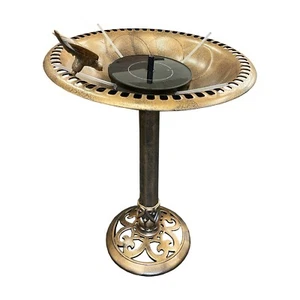 Solar Water Fountain Garden Bird Bath decking patio pool lawn path rockery - Picture 1 of 2