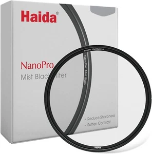 Haida NanoPro Mist Black 1/4 Lens Filter 43/49/52/55/58/62/67/72/77/82mm - Picture 1 of 10