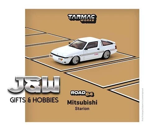 Tarmac Works Mitsubishi Starion Bianco 1/64 - Immagine 1 di 1