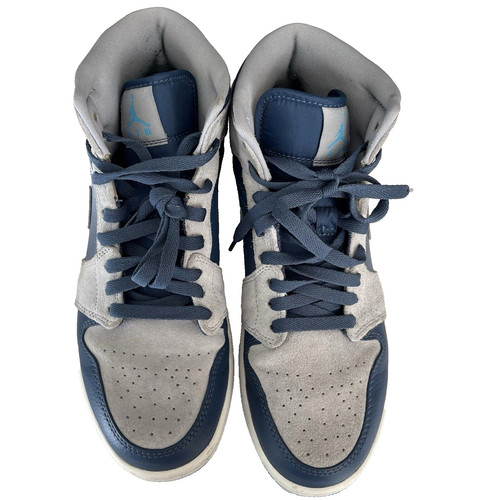 Nike Air Jordan 1 Retro Mid Dark Blu Cipria Uomo Taglia 10