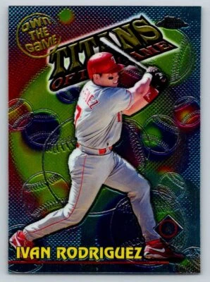2000 Topps Chrome #OTG23 Ivan Rodriguez Own the Game NM+ - Image 1 of 2
