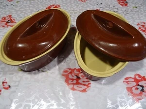 lot=  2terrines= paté ou gratin four= émile HENRY VERNISS éés - Imagen 1 de 24