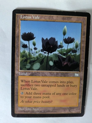 Lotus Vale Weatherlight MTG Exc Free shipping with tracking - Image 1 of 2