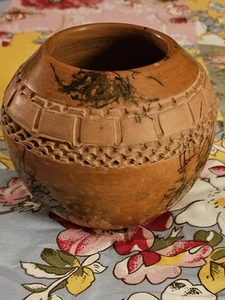 Beautiful 1990 Decorative Ceramic Vessel by Carl Gray Whitkop Smoke- Fired... - Picture 1 of 10