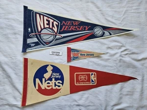 Pennant vintage NBA New Jersey reti con mini pennant - Foto 1 di 12