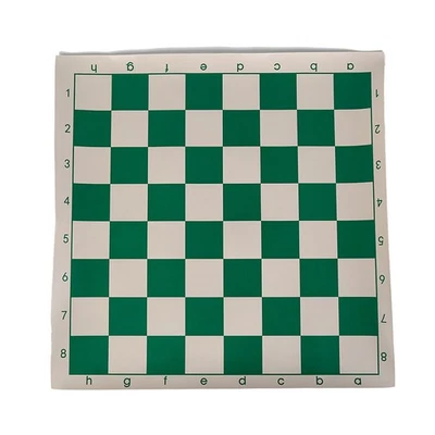Tablero de ajedrez 34,5x34,5cm para juegos educativos infantiles verde y blanco colYEQ6 Foto 1 de 4