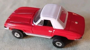 Auto World 1967 orange/weiß Corvette HO Slotcar läuft schön - Bild 1 von 6