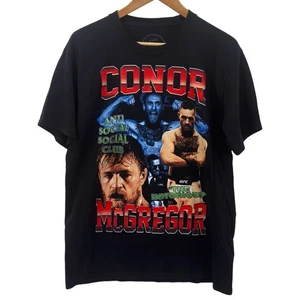 Conor McGregor Anti Social Social Club UFC Notorious schwarzes T-Shirt Größe Large - Bild 1 von 8