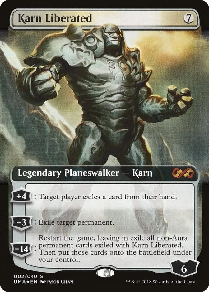 Karn Liberated ~ Ultimate Masters: Box Toppers Foil [Near Mint][Magic MTG] - Image 1 of 1