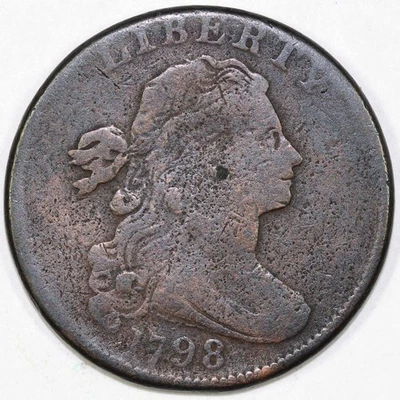 1798 1c Draped Bust Large Cent - Image 1 of 3