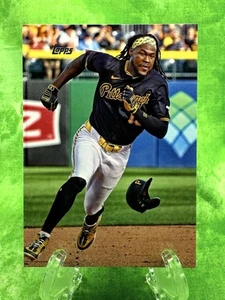 Oniel Cruz - True Photo - 2025 Topps Series 1 #248 Pittsburg Pirates - Picture 1 of 11