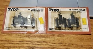 2 Tyco HO Freight Car Replacement Trunk With Couplers STK. NO. 999 - Picture 1 of 7