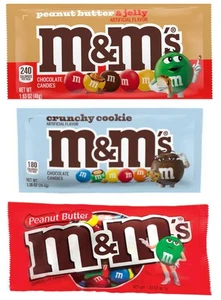 M&M's Chocolate Mars Candy Packs LIMITED EDITION - Pick One Pack M & M's - Picture 1 of 7