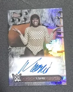 2025 Topps Chrome WWE X Cactus Jack BAV-NM1 NAOMI Autograph Card - Picture 1 of 2