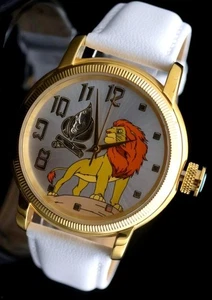 Disney Simba Löwe Automatik Uhr Limitierte Edition Sammlerstück Retro VINTAGE - Bild 1 von 3