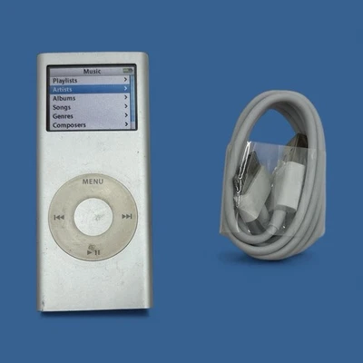 Apple iPod nano 2nd Generation Silver A1199 4GB - Image 1 of 2