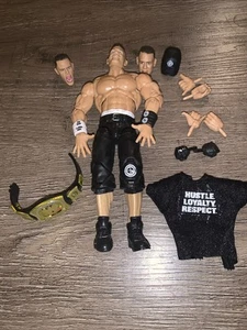 John Cena WWE 2020 Figure 7” With 8 Accessories Belt Hat Shirt Faces Hands - Picture 1 of 7