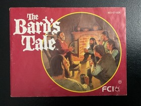 The Bard's Tale NES Nintendo Instruction Manual Only