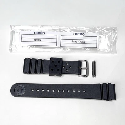 CORREA DE RELOJ DE GOMA 22 MM PARA RELOJ SEIKO PRO DIVER 4F24ZZ - OEM SEIKO ¡NUEVO! Foto 1 de 4