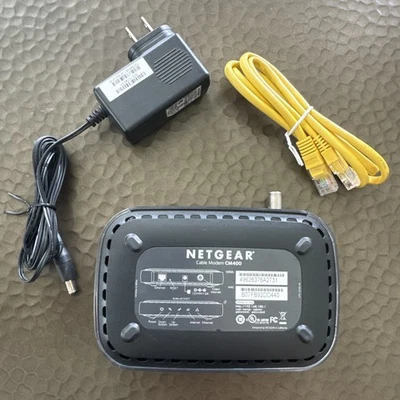 NETGEAR CM400-100NAS DOCSIS 3.0 High-Speed Cable Modem - Image 1 of 4
