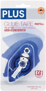 Repuesto de cinta adhesiva Plus de alta capacidad -.33"X72', para uso en 610BC 611BCR - Imagen 1 de 2