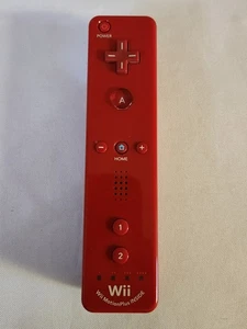 Parts Or Repair OEM Red Motion Plus Nintendo Wii Remote Controller RVL-036  - Picture 1 of 12