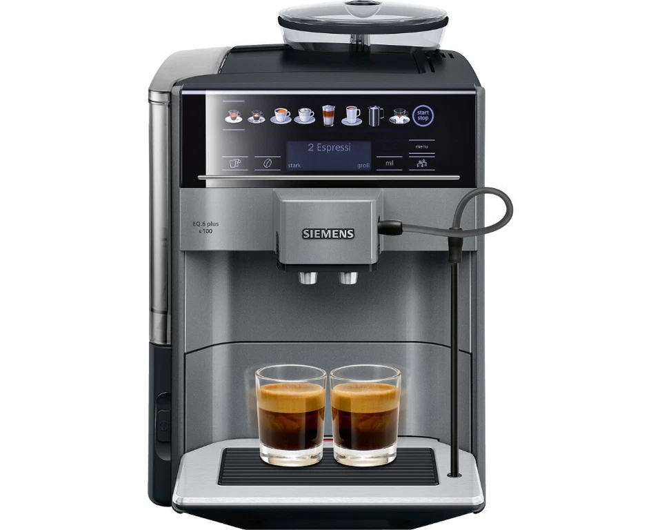SIEMENS TE651509DE EQ6 plus, Kaffeevollautomat black/Titanium metallic - Bild 1 von 1