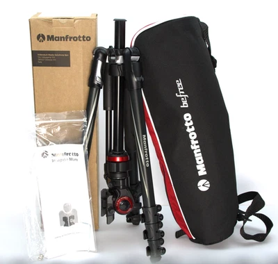 Manfrotto Befree Live Aluminium Tripod Kit - Fluid Video Head – MVKBFRL-LIVE - Image 1 of 4