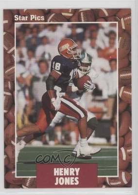1991 Star Pics Certified Auto Henry Jones #41 Rookie Auto RC - Image 1 of 2