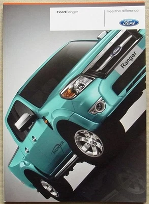 FORD Ranger Sales Brochure Sept 2009 Ref FA1545/2 XL XLT Thunder Wildtrak - Image 1 of 4