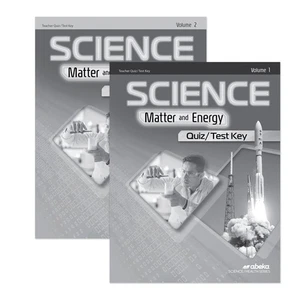 Abeka Science: Matter and Energy Quiz and Test Key Volumes 1 and 2 - 9th Grade - Picture 1 of 4