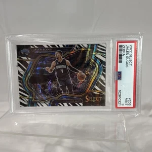 Jalen Suggs 2022-23 Panini Select Courtside Zebra Prizm #203 PSA 9 - Low Pop! - Bild 1 von 5