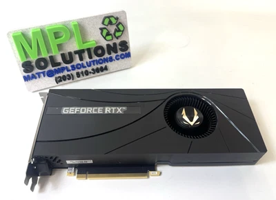 ZOTAC NVIDIA RTX 2080 SUPER BLOWER 8GB GDDR6 GPU Graphics Card ZT-T20820A-10B - Image 1 of 3