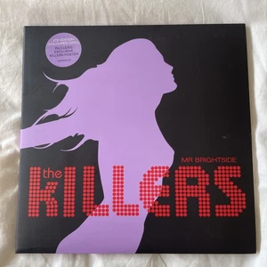 The Killers Mr Brightside 2004 7" Red Vinyl Single & Poster Mint Rare - Picture 1 of 4