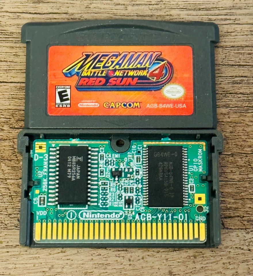Mega Man 4 Red Sun (Nintendo Game Boy Advance) GBA - Game Authentic - Tested - Image 1 of 1