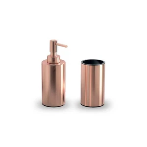 Kiamami Valentina Set accessori lavabo acciaio e rame da appoggio | Copper - Foto 1 di 1