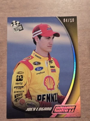 Joey Logano - 2013 Press Pass Power Picks Holofoil SSP All #'d 4/10 - Image 1 of 3