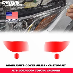 PreCut Headlights Clear Covers Bra Film Kit PPF Fits 2007-2009 4RUNNER - Picture 1 of 6