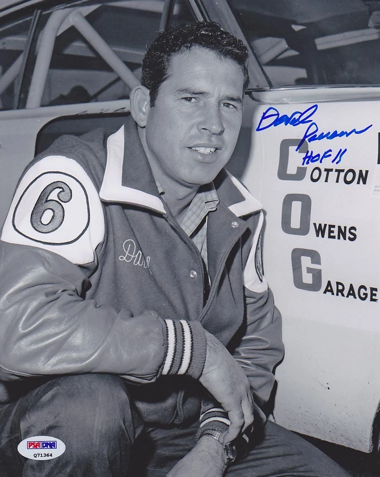 David Pearson SIGNED 8x10 Photo + HOF 11 NASCAR LEGEND PSA/DNA AUTOGRAPHED - Image 1 of 1