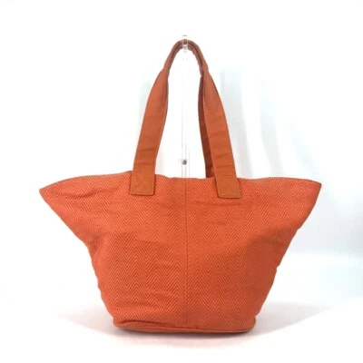 HERMES Shoulder Tote Bag Beach Bag Paniedo Plat Rouge PM With porch Shoulder Bag - Image 1 of 4
