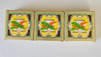 UNBENUTZT FOUGERE SAVON SEIFE Roger Gallet 3 x 25g Gästeseife Reiseseife - Bild 1 von 4
