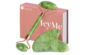 BAIMEI IcyMe Gua Sha & Jade Roller Facial Tools Face Roller and Gua Sha Set for - Picture 1 of 7
