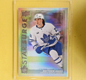 MATTHEW KNIES  2023-24  ROOKIE STAR SURGE  Upper Deck #SS15  Toronto Maple Leafs